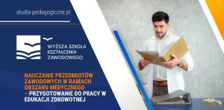 Nauczanie przedmiotów zawodowych w ramach obszaru medycznego