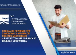 Nauczanie przedmiotów zawodowych w ramach obszaru medycznego