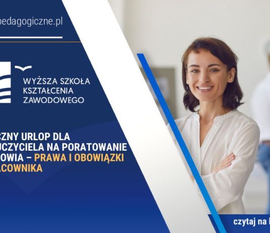 urlop na poratowanie zdrowia dla nauczycieli