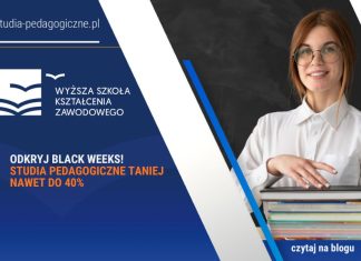 Odkryj Black Weeks! Studia pedagogiczne na Black Friday taniej nawet do 40% black friday - studia pedagogiczne
