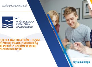 TUS dla nastolatków – czym różni się praca z młodzieżą od pracy z dziećmi w wieku przedszkolnym?