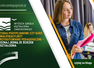 kurs kwalifikacyjny przygotowanie pedagogiczne